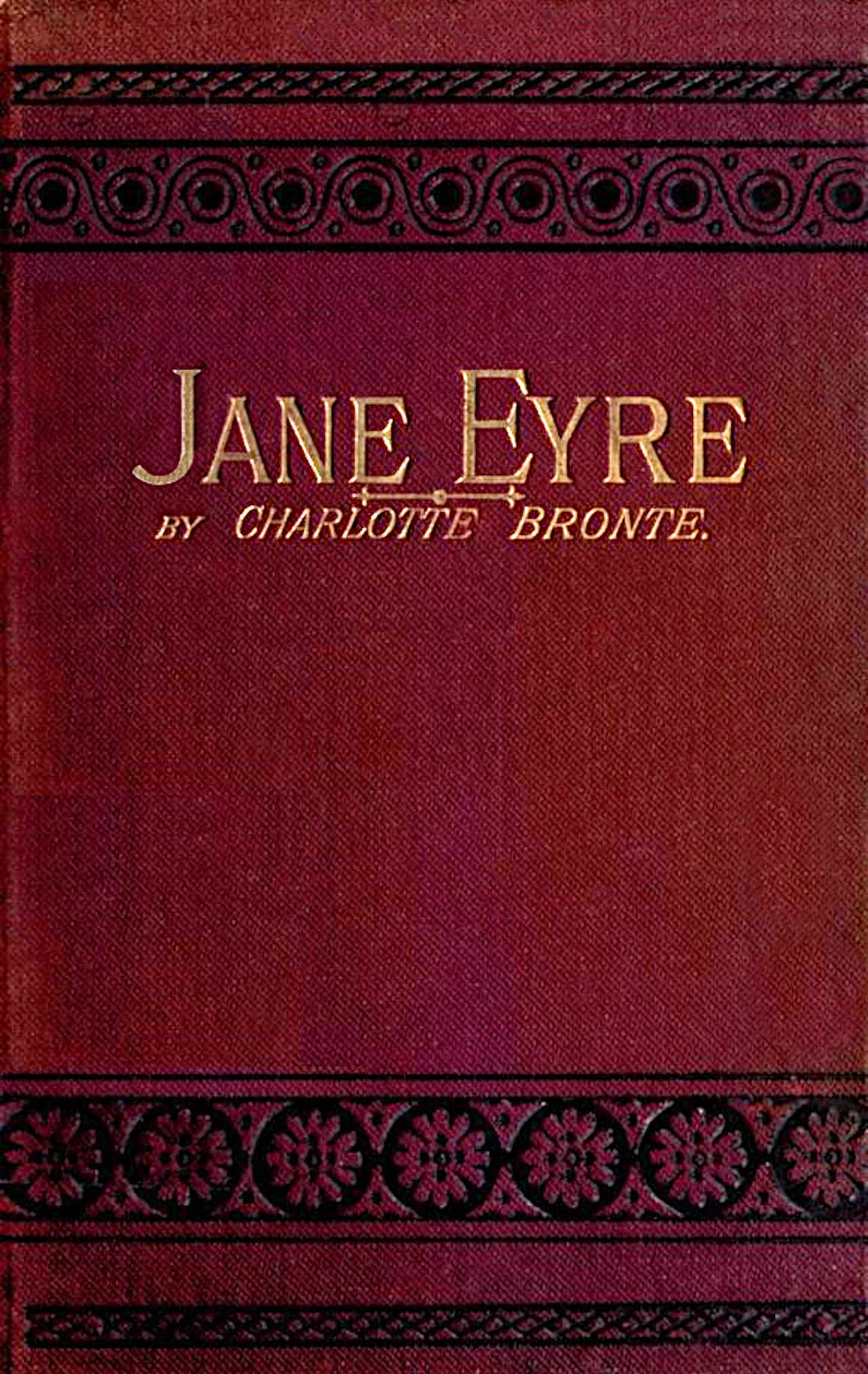 Jane Eyre cover image included in Project Gutenberg eBook #1260 files