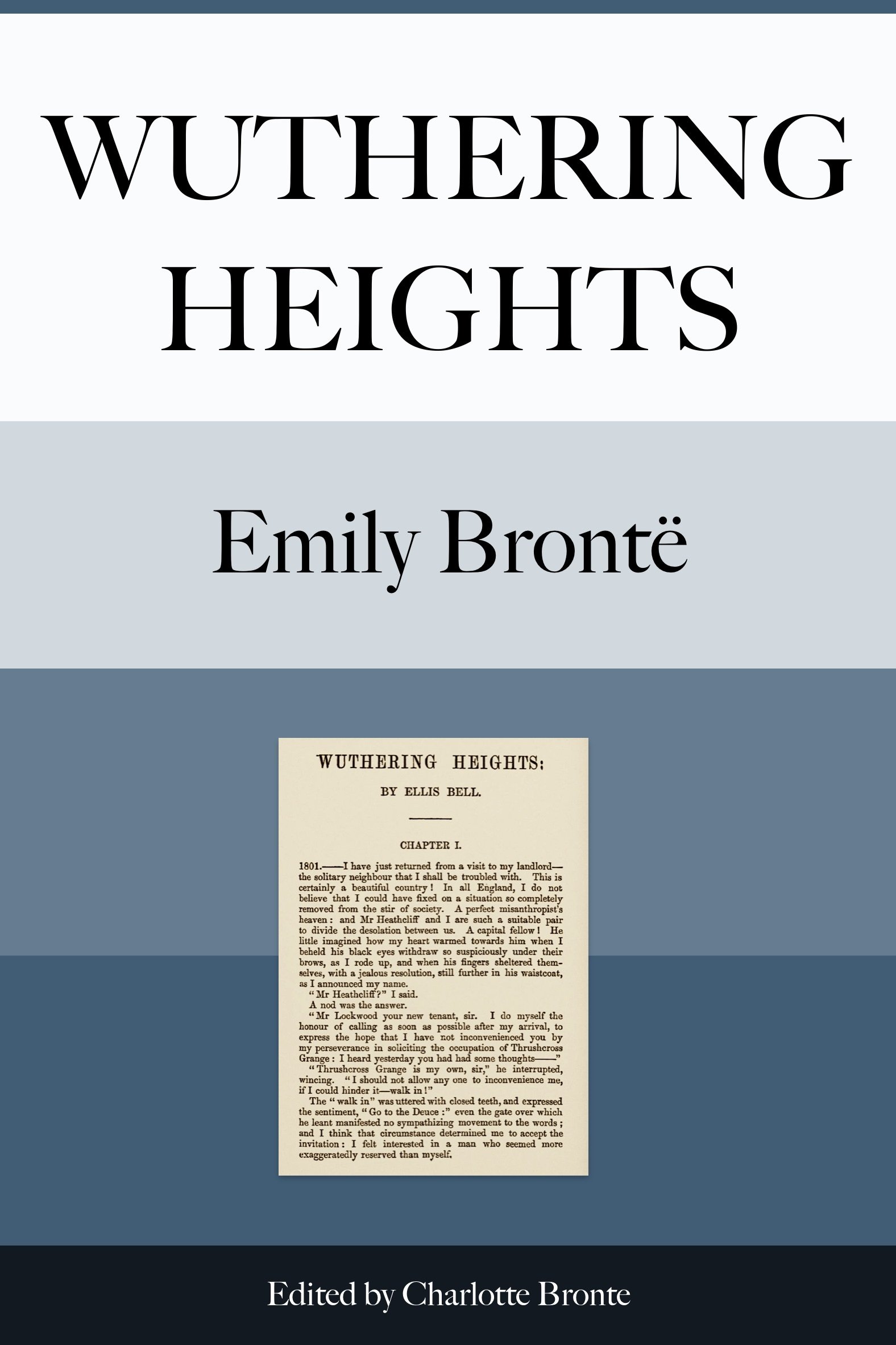 Wuthering Heights cover image included in Project Gutenberg eBook #768 files